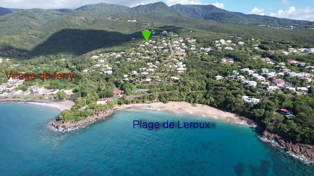 Dom wakacyjny Bungalow With Sea View In Deshaies